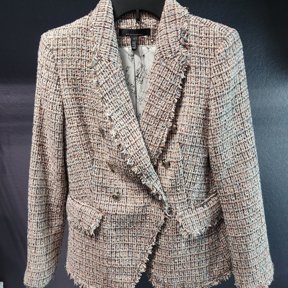 White House Black Market Tweed Studio Blazer